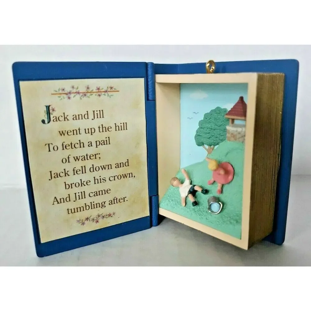 1995 Hallmark Keepsake Christmas Ornament Jack and Jill -Mother Goose U16‎
